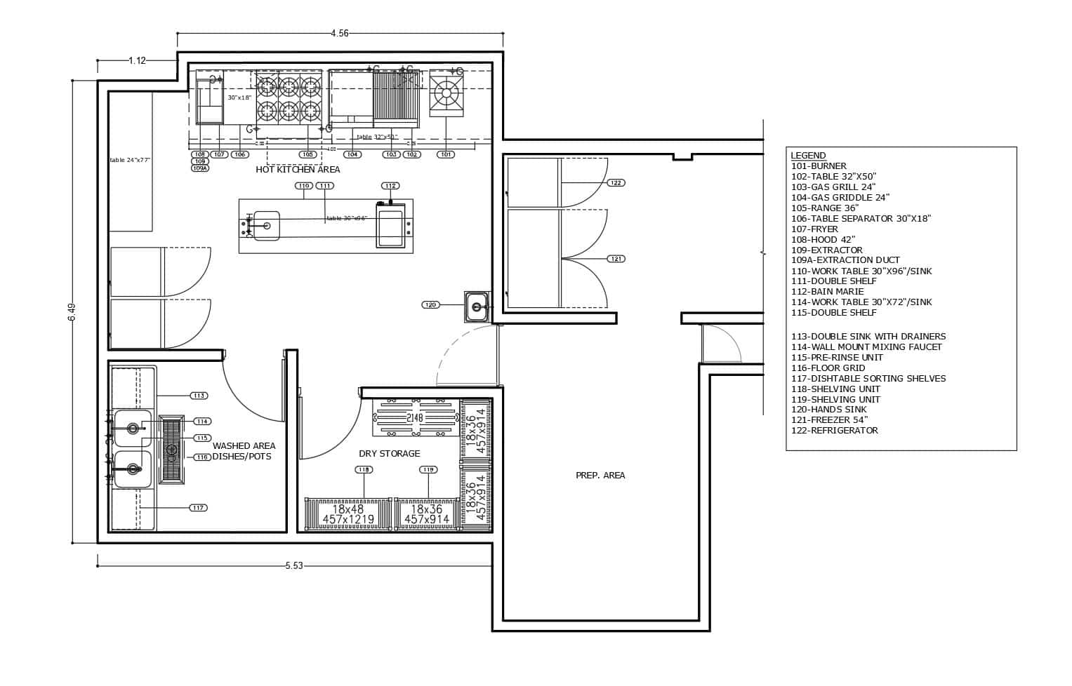 Commercial Kitchen Floor Plans Examples Things In The Kitchen